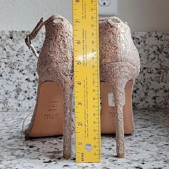 Stuart Weitzman Nudist Quartz heels US Sz 9 - Picture 5 of 7